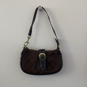 Y2K brown shoulder bag